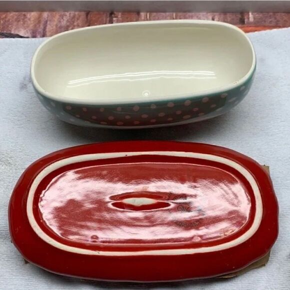 🦋 EUC Pioneer Woman Flea Market Butter Dish - Picture 4 of 6